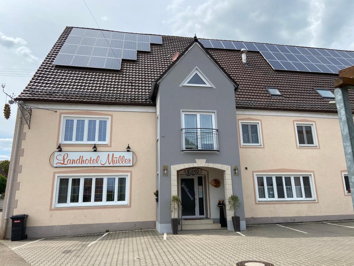 Landhotel Müller im Donautal Tapfheim Exterior foto